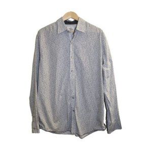 Age of Wisdom Snap Button Floral Dress Shirt